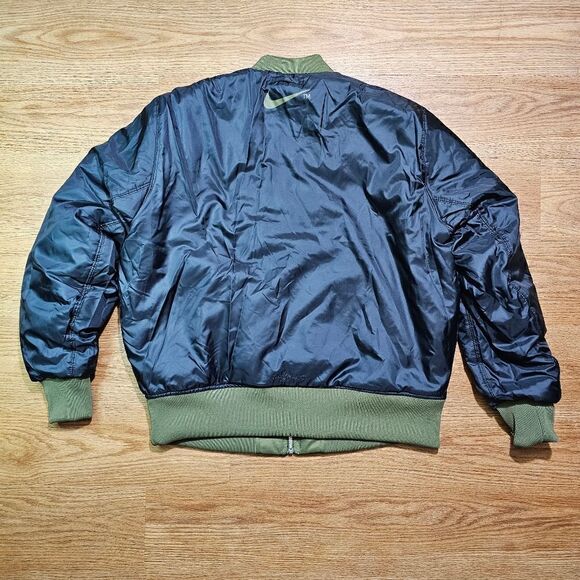 Nike Sportswear Big Swoosh Reversible Bomber Jacket Therma-FIT DD6055-326 - Picture 4 of 16